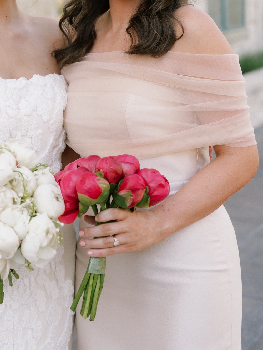 Strapless Satin Champagne Gold Bridesmaid Dress